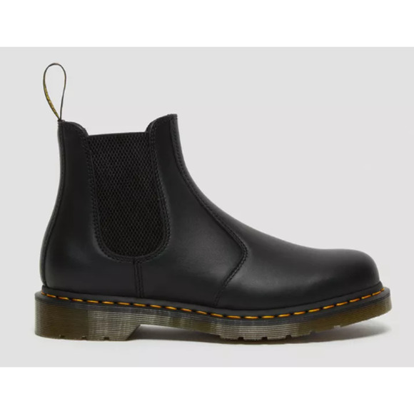 DR. MARTENS 2976 NAPPA LEATHER CHELSEA BOOTS Black Size 8 - Picture 2 of 10